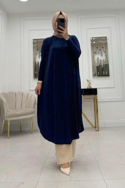 Hera Lacivert -  Ayrobin Pantolon Bej Kombine İndirim