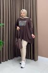 Asimetrik Miu Tunik - Acı Kahve