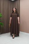 Basic Adel Elbise - Acı Kahve