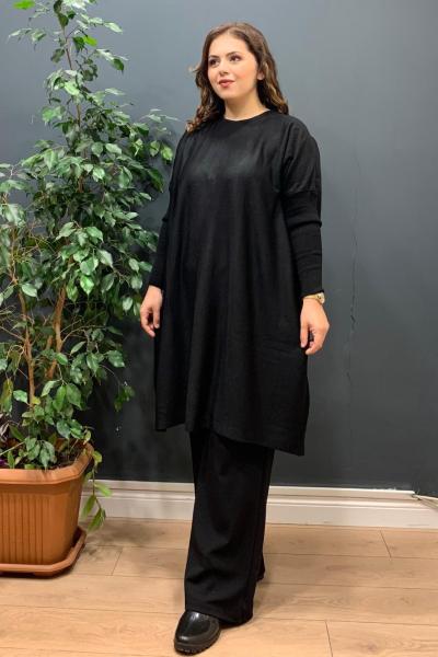 Basic Triko Tunik - Siyah