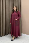 BP VALENTİNA ELBİSE - MÜRDÜM