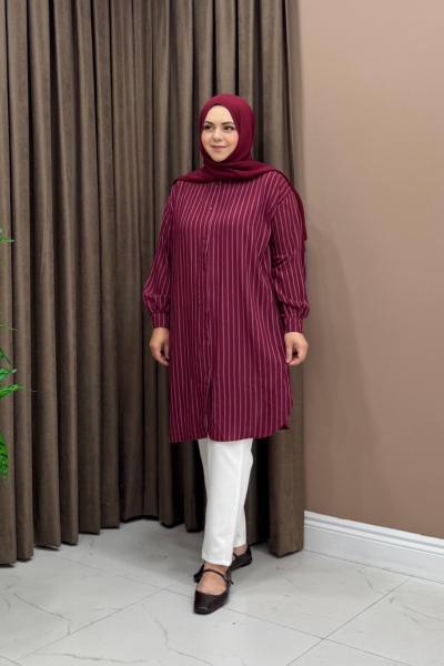 Casey Gömlek - Vişne