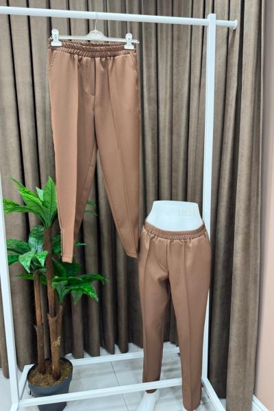 Çımalı Pantolon - Kahve