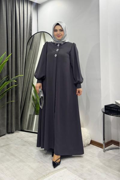 Diva Ferace / Elbise - Antrasit