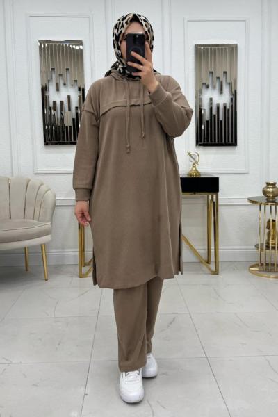 Ela Takım - Toprak Rengi