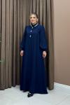 Elegant Elbise/Ferace - Lacivert