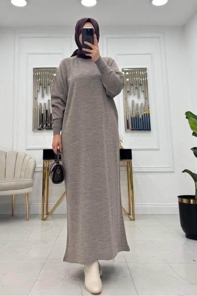 Elina elbise -  Vizon