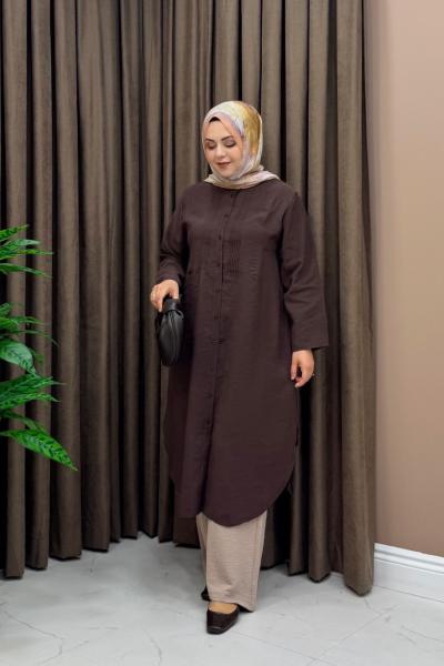 Else Tunik - Acı Kahve