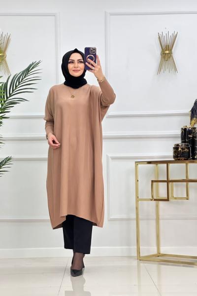 Evin Triko Tunik - Camel