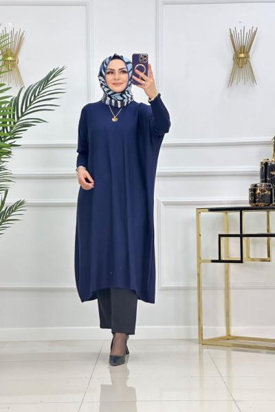 Evin Triko Tunik - Lacivert