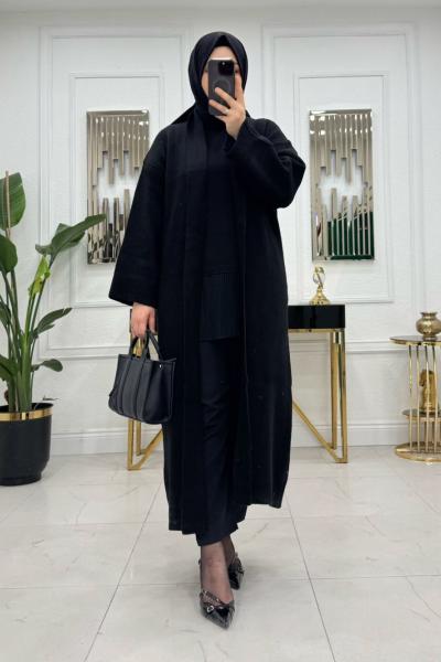 Firdevs Hırka - Siyah