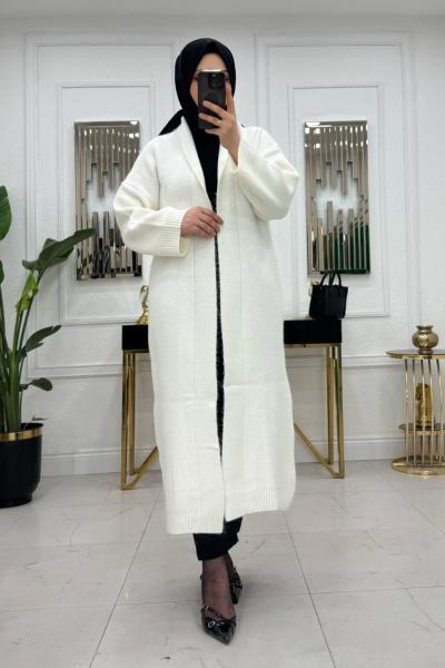 Firdevs Hırka - Beyaz