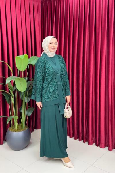 Firdevs Üçlü Takım - Zümrüt