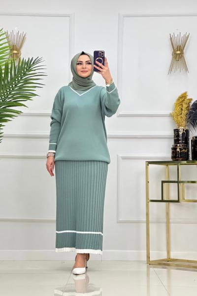 Funda Triko Takım - Mint Yeşil