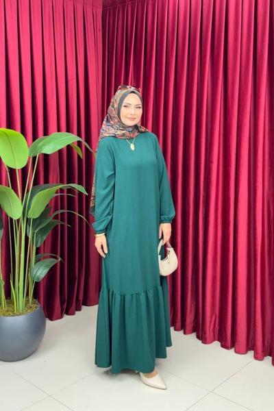 Hanzade Elbise - Zümrüt