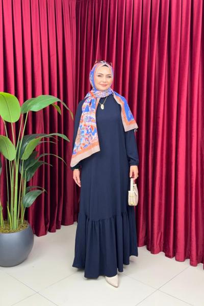 Hanzade Elbise - Lacivert