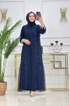 Irmak Abaya - Lacivert