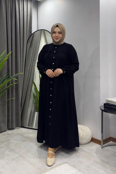 Jolie Elbise / Ferace - Siyah