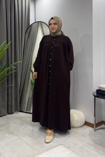 Jolie elbise / Ferace - Acı Kahve