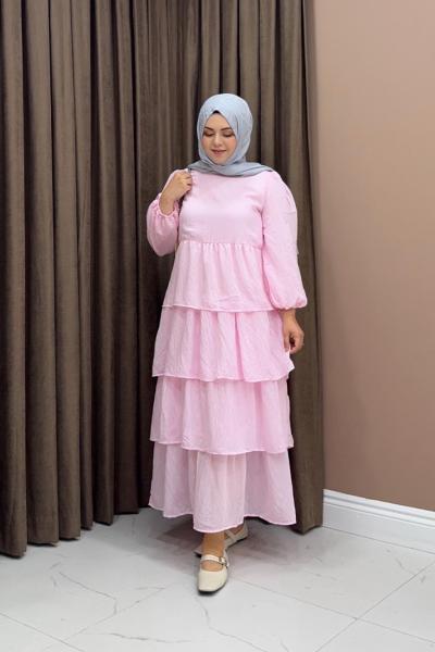 Kaylee Elbise - Pembe