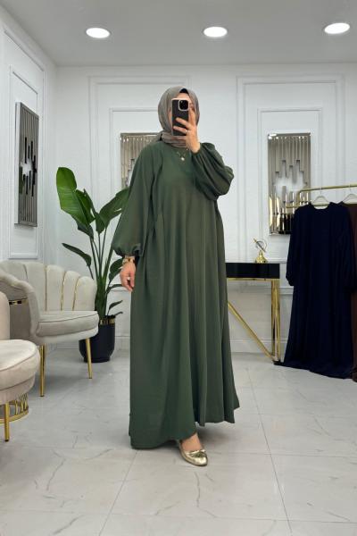 LİNDA ELBİSE - HAKİ