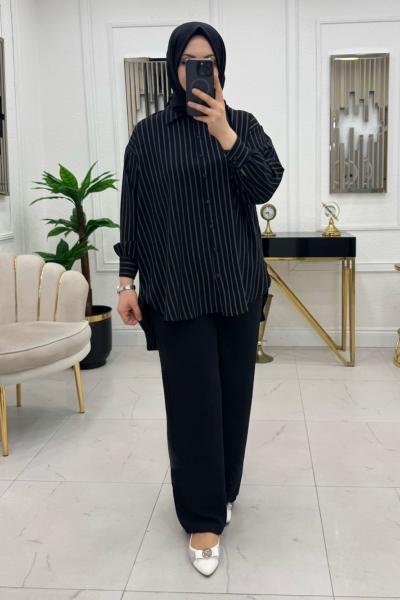 Luna Gömlek - Siyah