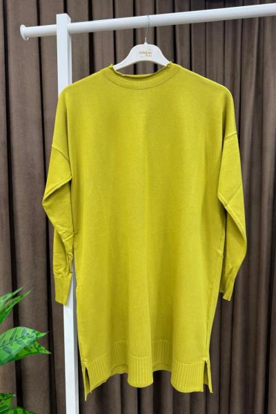 Merserize Tunik - Yağ Yeşili