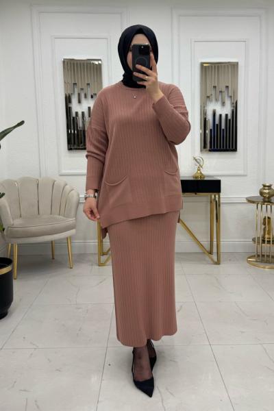 Meva Triko Takım - Gül