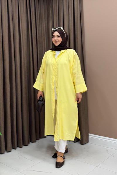 Mia Tensel Gömlek - Sarı