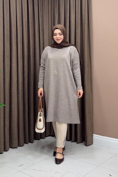 Mia Triko Tunik - Vizon