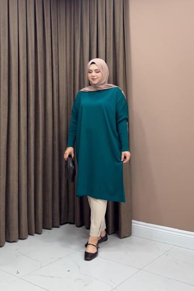 Mia Triko Tunik - Zümrüt