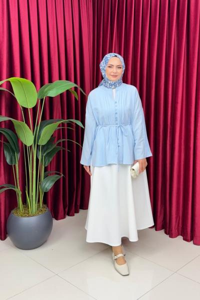 Natural Gömlek - Mavi