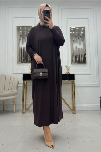 Penye Elbise - Acı Kahve