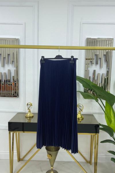 Piliseli Etek - lacivert