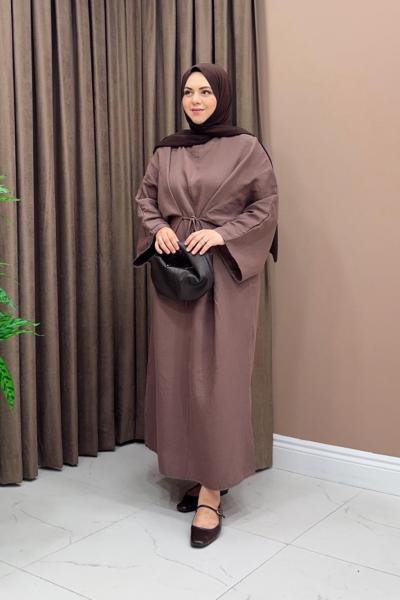 Pinterest Lisa Elbise - Kahve