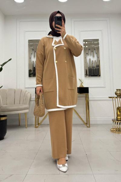 Riva Triko Takım - Camel