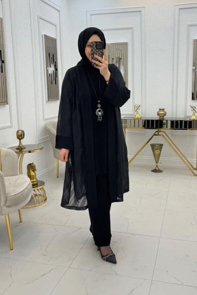 Serin 3 Lü Takım - Siyah