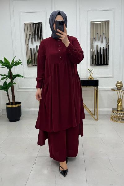 Sevinç Takım - Bordo