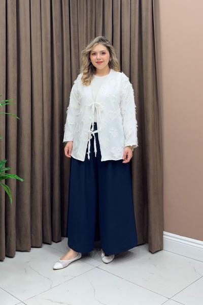 Shaggy Kimono - Beyaz