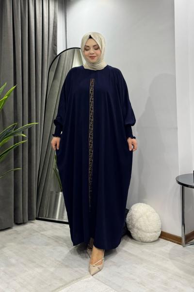 Sima elbise / Ferace - Lacivert