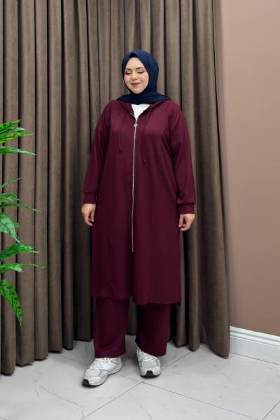 Simay Oysho Takım - Bordo