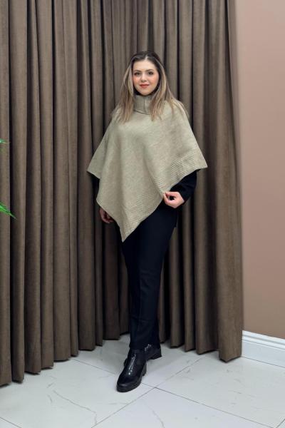 Simetrik Panço - Bej