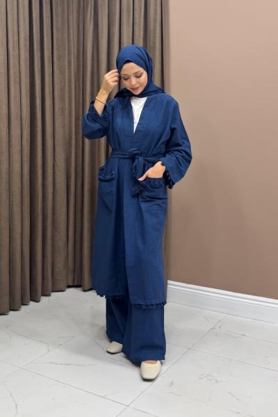 Sora Kimono Takım - Lacivert