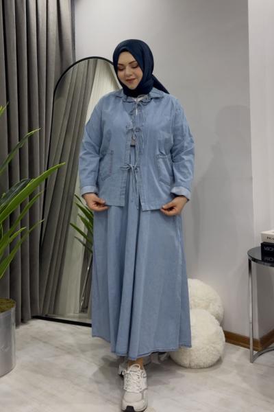 Tensel Kot Ada Takım - Mavi