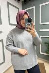 Triko Tunik - Gri