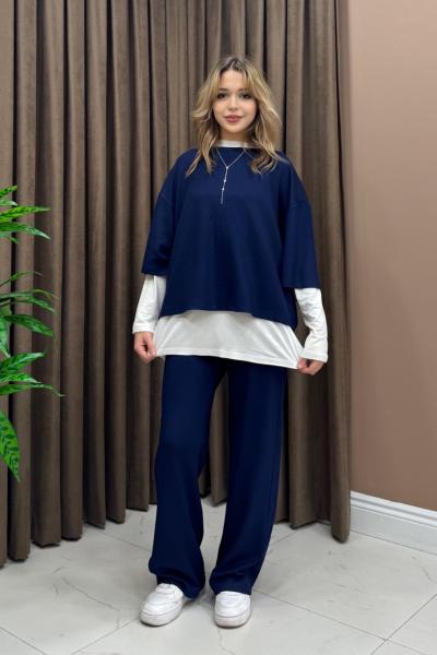 Üçlü Spor Takım - Lacivert