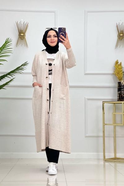 Vera Hırka - Taş Rengi