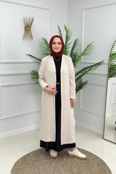 Viola Aerobin Hırka - Bej