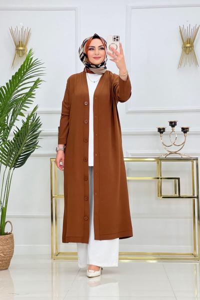 Viola Hırka - Kahve