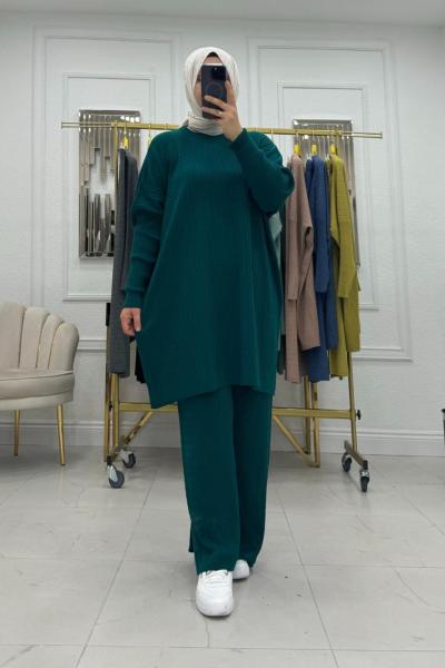 Winter Triko Takım - Zümrüt